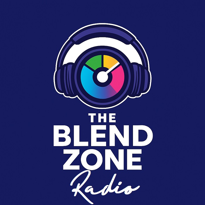 Announcing *New station, New sound, New vibe,* Logon To **The Blend Zone Radio**